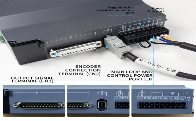 &Sigma;&upsilon;&sigma;&kappa;&epsilon;&upsilon;ή 100W AC Servo Motor 3000rpm 32Ncm Servo Motor Driver CNC Controller Kit 220V 3